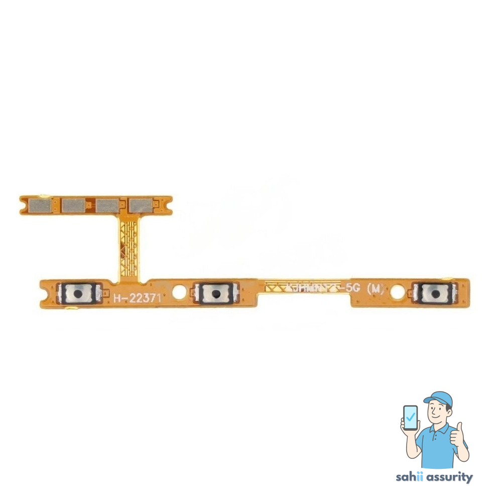 Volume Button Flex Cable for Xiaomi Redmi Note 12 5G thumbnail